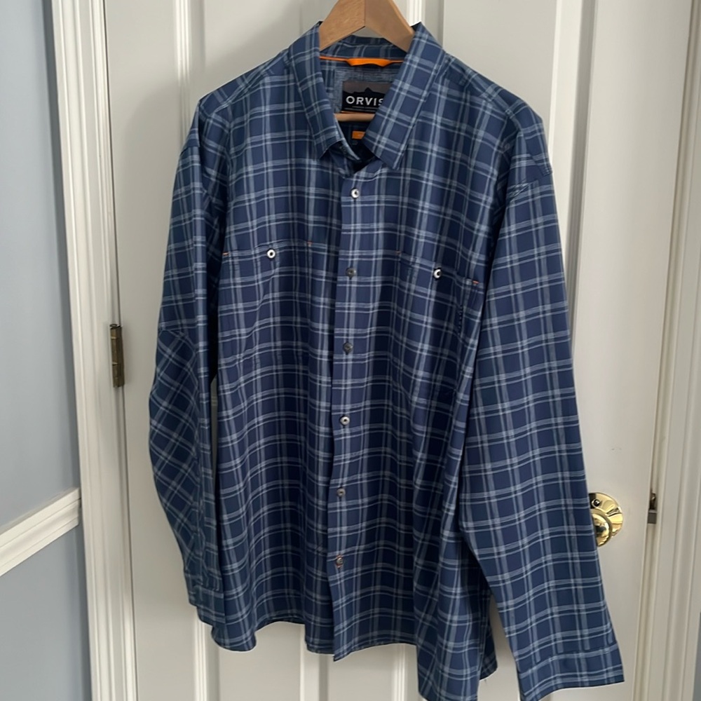 Orvis Active Fit Men’s long sleeve button down - XXL